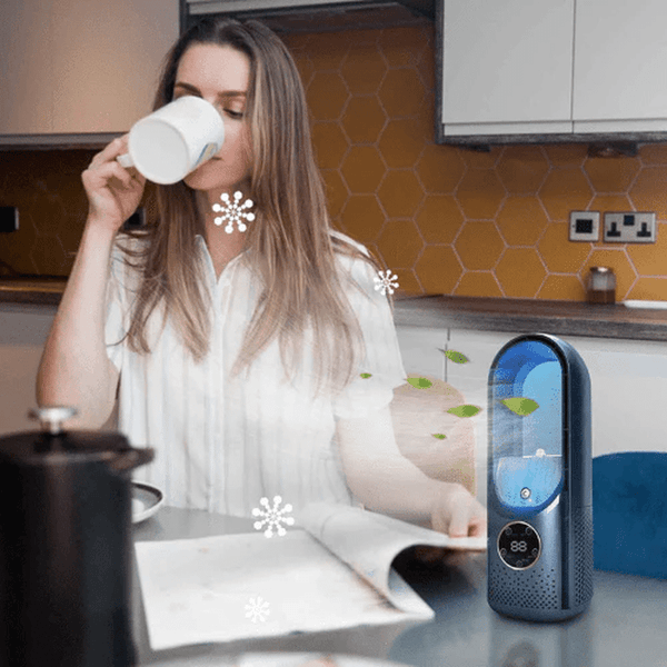 6-Speed Portable Bladeless Fan with Control image 1