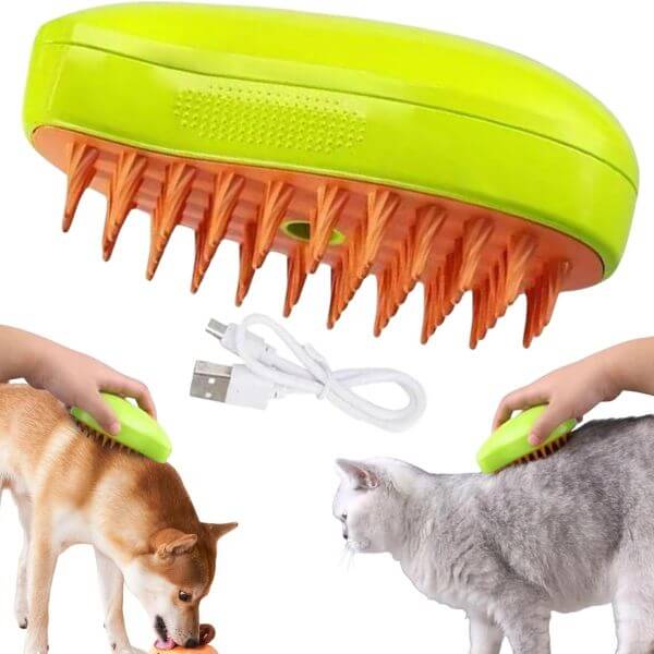 Perfect Dealz 3 in 1 Electric Steam Pet Brush