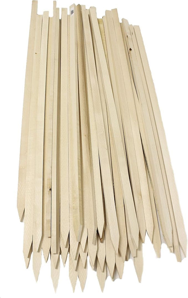 30 Piece Bamboo Flattened BBQ Skewers