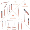 18-Piece Stainless Steel Manicure and Pedicure Set