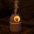 Portable USB Mini Cute Pet Cat Air Humidifier in use, emitting mist and glowing softly, ideal for small spaces.