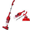 2-in-1 Mite & Dust Collector Portable Handheld Vacuum Cleaner in red, versatile for cleaning beds and upholstery.