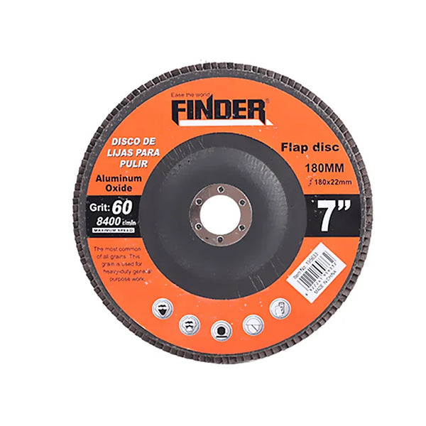 180mm Aluminum Oxide Flap Disc Grit 60