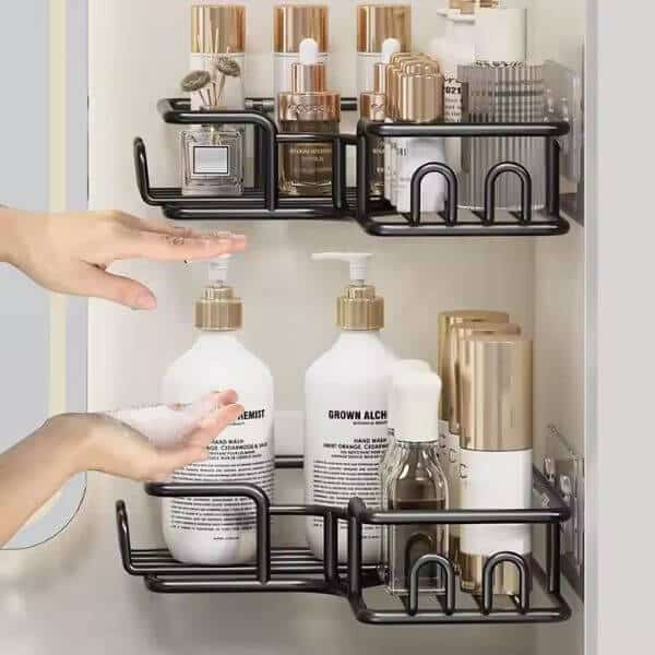 4Pc Bathroom Organizer Shelf image 3