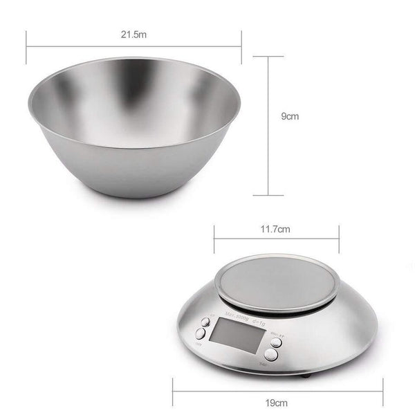 Digital Kitchen Scale Bowl with Timer image 4
