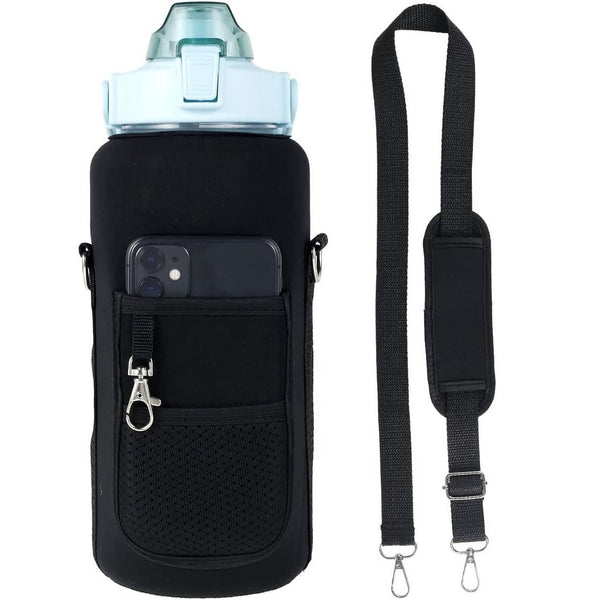 Perfect Dealz 2L Water Bottle Pouch with Shoulder Strap