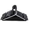 Pack of 20 Black Plastic Hangers image 0