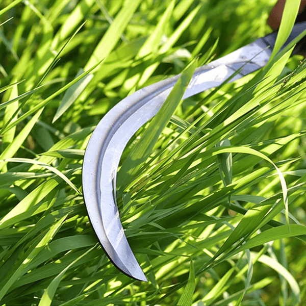 Wooden Handle Harvesting Sickle image 1