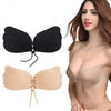 Front Draw String Cleavage Adhesive Bra image 1