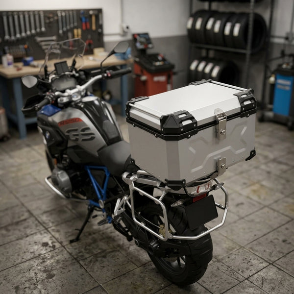 65L Motorcycle Aluminum Alloy Top Box Tail Case