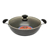 Perfect Dealz 32cm Non-Stick Wok Double Handle with Lid