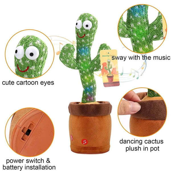 Perfect Dealz Dancing Cactus Interactive Toy