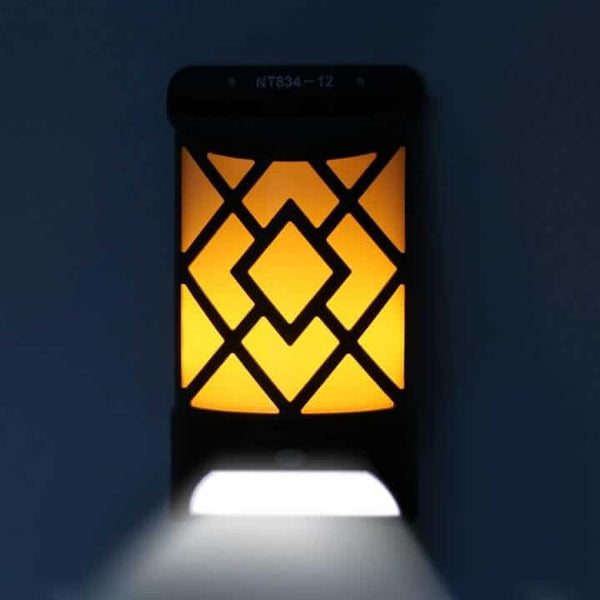 Perfect Dealz Solar LED Lamp with Flame Effect