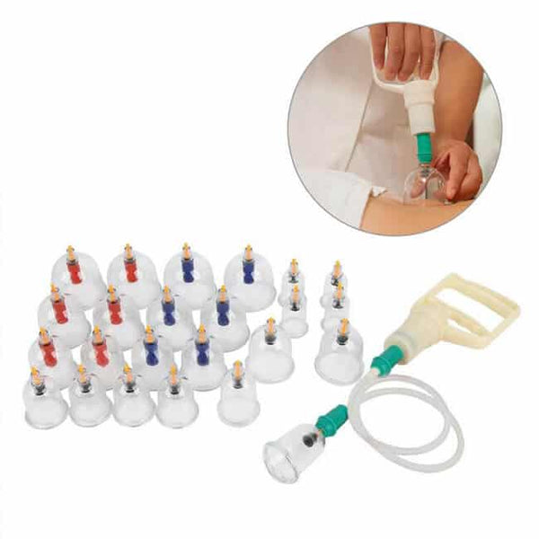 Biomagnetic Vacuum Body Cupping Therapy Set24 Cups image 2