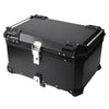 45L Motorcycle Aluminum Alloy Top Box Tail Case Black image 1