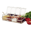 Perfect Dealz 4 Detachable Clear Spice Storage Boxes