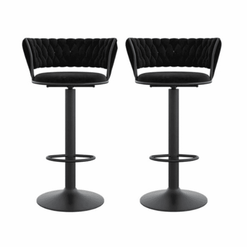 Perfect Dealz Velvet Bar Stool