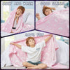 Perfect Dealz Glow in The Dark Soft Star Moon Pink Blanket