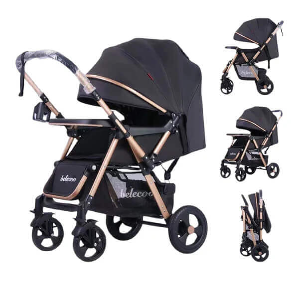 3 In 1 Portable Baby Folding Pram image 2