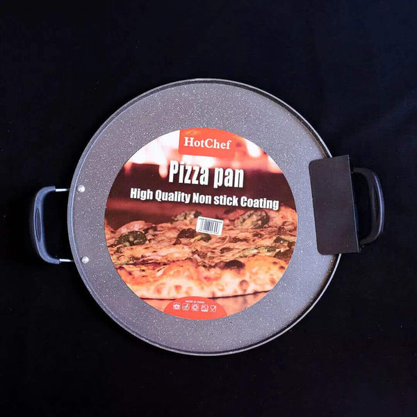 Large Non-Stick Pizza Pan with high quality non-stick coating for easy baking and cleanup.