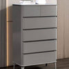 Modern Grey 5 Drawer Storage Chest with five spacious drawers for practical home organization.