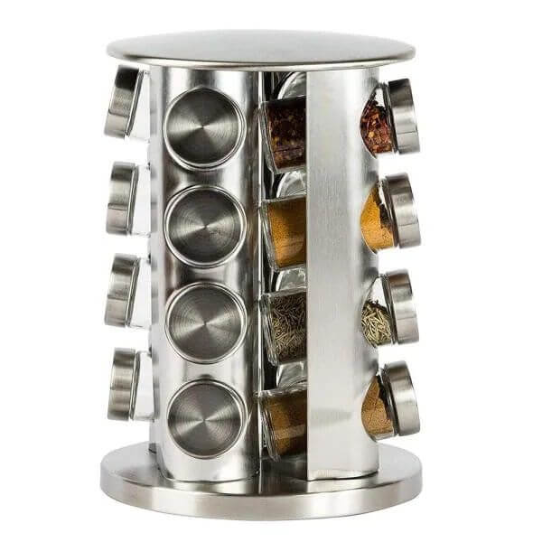 Perfect Dealz 16 Jars Rotating Spice Carousel