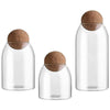 Perfect Dealz 3 Piece Glass Jars with Airtight Ball Cork Lid