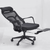 Ergo Mesh Office Chair with Headrest featuring an ergonomic design and reclining footrest for optimal comfort.
