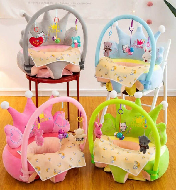 Kids Plush Chair Baby Seats Sofa With Game Pole image 0