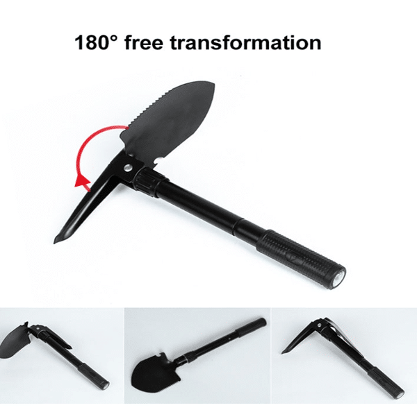 Foldable Camping Shovel with Compass image 2