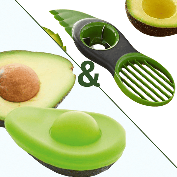 Perfect Dealz Silicone Avocado Saver Plus 3 in 1 Avocado Slicer