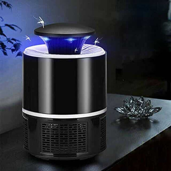 USB-Powered Mosquito Killer Lamp with UV light trap for effective mosquito control in dark settings.