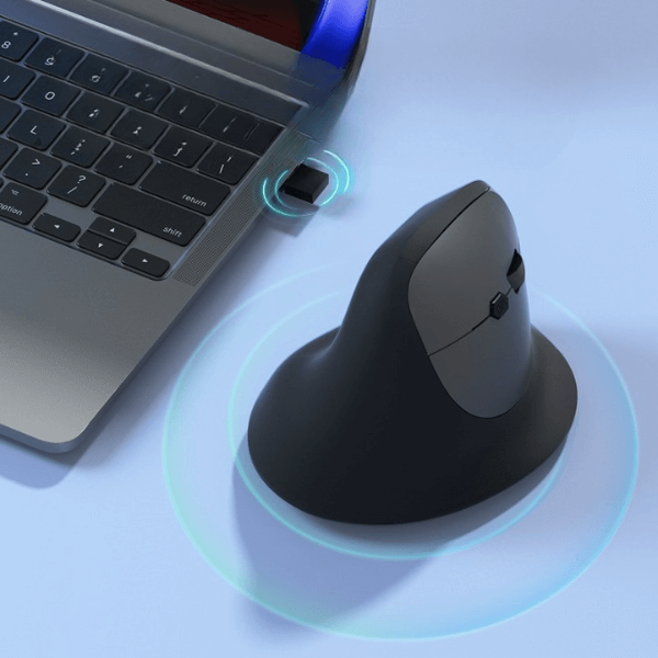 Perfect Dealz USB Interface Wireless Right Handed Vertical Mouse
