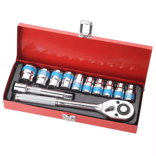 Perfect Dealz 12PC Ratchet Wrench Socket Set 1/2