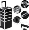 4 in 1 Professional Aluminium Makeup Cosmetics Travel Case image 1