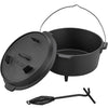 Perfect Dealz Cast Iron Dutch Oven with Lid and Lid Lifter