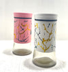 Refillable Glass Salt and Pepper Shakers Set