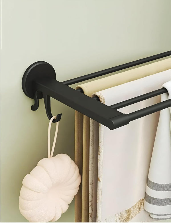 Wall Mounted Bathroom Storage Rack with Shoe Holder