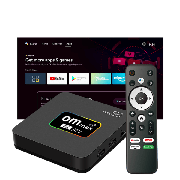 OM Max 4K Android TV Box image 0