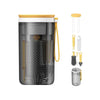 6 in 1 Baby Bottle Cleaning Kit Travel Set components displayed, showcasing bottle brush and cleaning accessories.