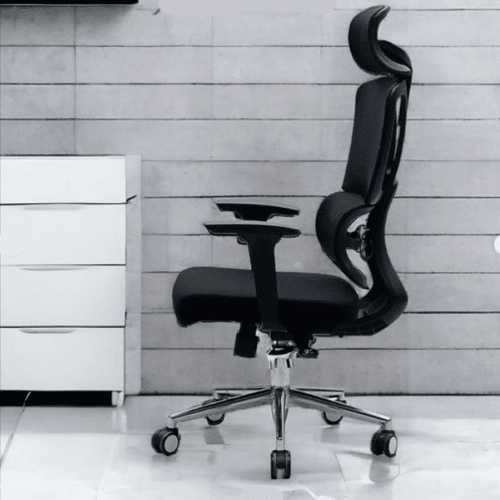 Swivel Office Chair with Headrest image 2