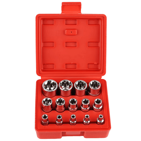 Perfect Dealz 14 Piece Auto Repair Wrench Head Torx Socket Set