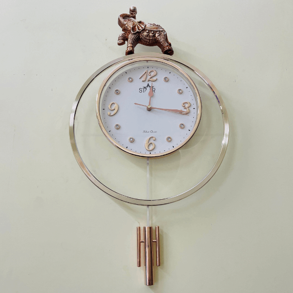 Analog Pendulum Wall Clock image 1