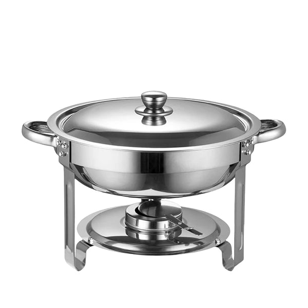 5L Luxury Stainless Steel Silver Buffet Chafing Dish image 4