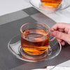 Perfect Dealz 12 Piece Glass Coffee Cup and Saucer