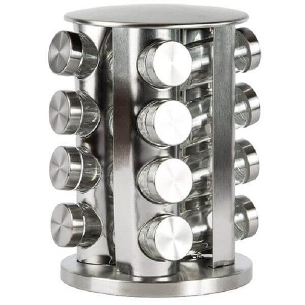 Perfect Dealz 16 Jars Rotating Spice Carousel
