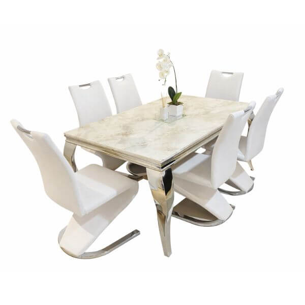 Perfect Dealz 7 Piece Modern Dining Table Set