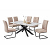 Perfect Dealz 7 Pieces Artistic Dining Room Set