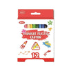 Triangular Crayon Set 12 Bright Colours image 0