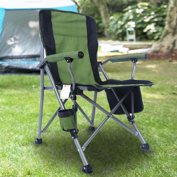 Portable Camping Chair with Beverage Holder image 1